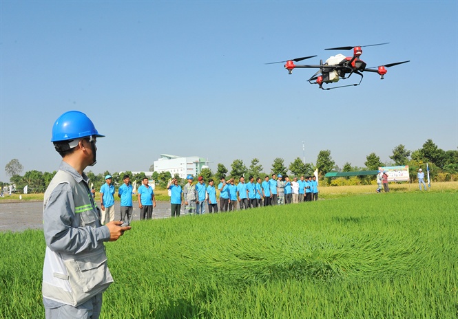 Công bố tiêu chuẩn cơ sở  trong khảo nghiệm thuốc bảo vệ thực vật bằng thiết bị UAV