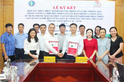 Lễ ký kết Bản ghi nhớ hợp tác giữa Cục Bảo vệ thực vật và Diễn đàn cà phê toàn cầu