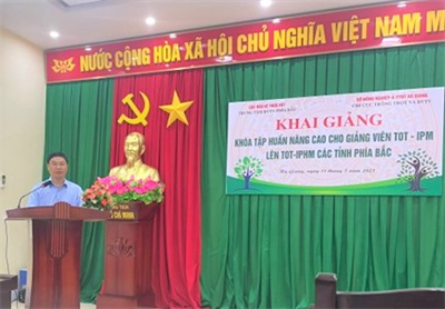 Lễ khai giảng khóa tập huấn nâng cao giảng viên TOT-IPM lên TOT-IPHM tại Hà Giang