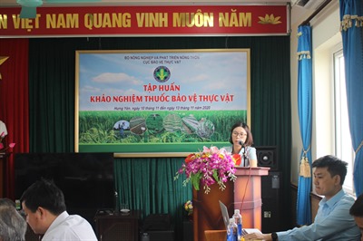 Khai giảng khóa “Tập huấn khảo nghiệm Thuốc bảo vệ thực vật”