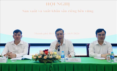 Hội nghị sản xuất và xuất khẩu sầu riêng bền vững
